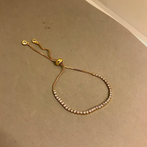 Tennis Diamond Adjustable Bracelet