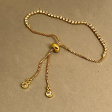 Load image into Gallery viewer, Tennis Diamond Adjustable Bracelet