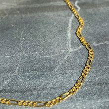 Load image into Gallery viewer, 18K GOLD Dainty Figaro Necklace - 16"/18”/20”