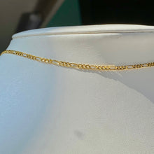 Load image into Gallery viewer, 18K GOLD Dainty Figaro Necklace - 16"/18”/20”