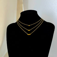 Load image into Gallery viewer, Gold Dot Ball Chain Necklace