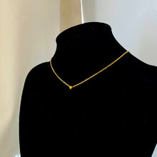 Load image into Gallery viewer, Gold Dot Ball Chain Necklace