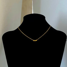 Load image into Gallery viewer, Gold Dot Ball Chain Necklace