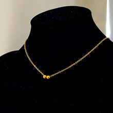 Load image into Gallery viewer, Gold Dot Ball Chain Necklace