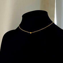 Load image into Gallery viewer, Gold Dot Ball Chain Necklace