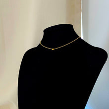 Load image into Gallery viewer, Gold Dot Ball Chain Necklace