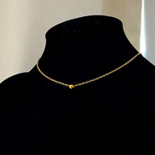 Load image into Gallery viewer, Gold Dot Ball Chain Necklace