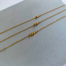 Load image into Gallery viewer, Gold Dot Ball Chain Necklace