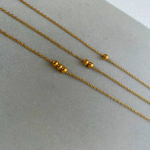 Load image into Gallery viewer, Gold Dot Ball Chain Necklace