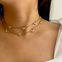 Load image into Gallery viewer, Hope Butterfly Diamond Necklace