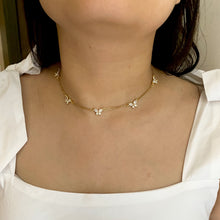 Load image into Gallery viewer, Hope Butterfly Diamond Necklace
