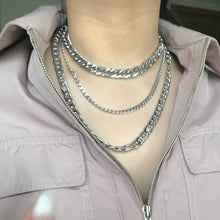 Load image into Gallery viewer, Silver Chunky Cuban Necklace