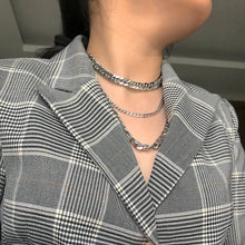 Load image into Gallery viewer, Silver Chunky Cuban Necklace