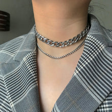 Load image into Gallery viewer, Chunky Link Chain Necklace - Silver
