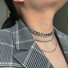 Load image into Gallery viewer, Chunky Link Chain Necklace - Silver