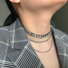 Load image into Gallery viewer, Chunky Link Chain Necklace - Silver