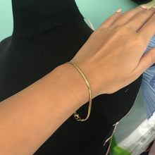 Load image into Gallery viewer, Thin Snake Chain Bracelet