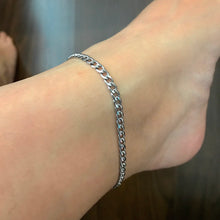 Load image into Gallery viewer, Silver Link Chain Anklet