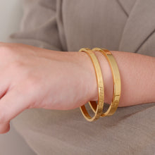Load image into Gallery viewer, The Flat Thick Plain Bangle