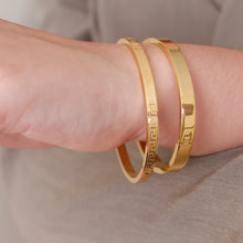 Load image into Gallery viewer, The Flat Thick Plain Bangle