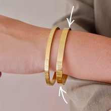Load image into Gallery viewer, The Flat Thick Plain Bangle