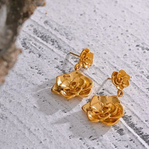 Camellia Drop Earrings