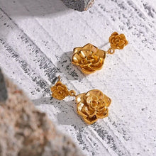 Load image into Gallery viewer, Camellia Drop Earrings