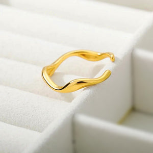 Melted Adjustable Thin Ring