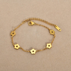 Fleur Dainty Chain Bracelet
