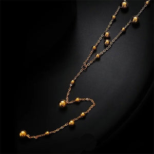 Naomi Lariat Chain Necklace