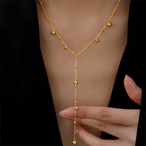 Naomi Lariat Chain Necklace