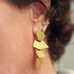 Fragments Mirror Earrings