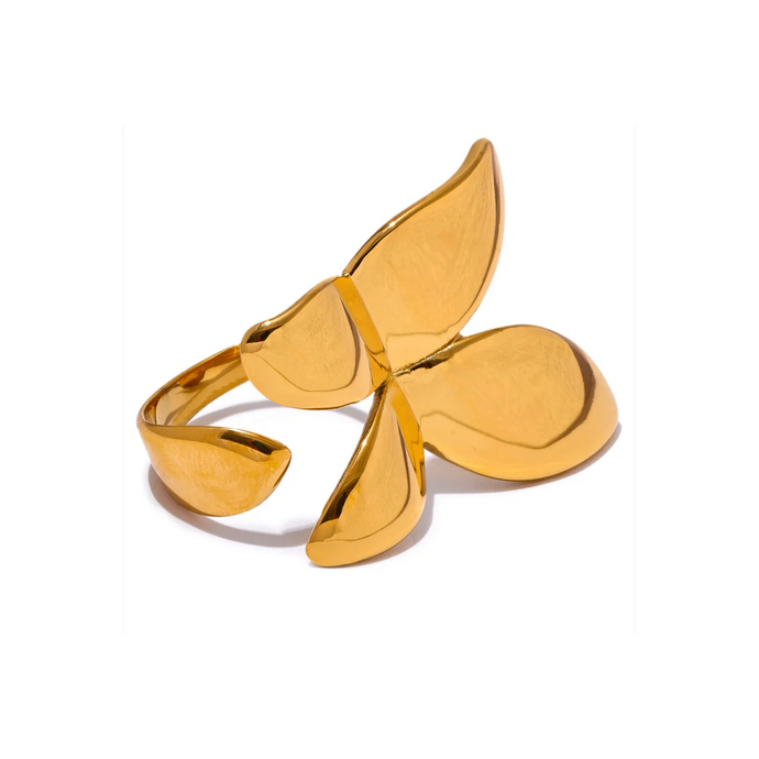 Petal Statement Ring in GOLD / SILVER