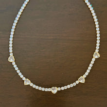 Load image into Gallery viewer, Amor Tennis Diamond Necklace