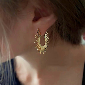 Sunny Light Hoop Earrings