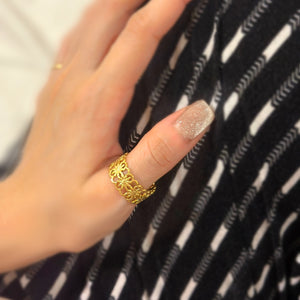 Vienna Adjustable Ring in GOLD / SILVER