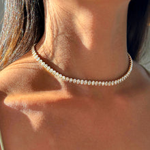 Load image into Gallery viewer, Oval Tennis Diamond Necklace