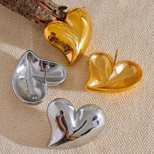Lover Heart Stud Earrings