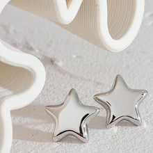 Load image into Gallery viewer, Astro Star Stud Lock Earrings
