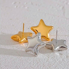 Load image into Gallery viewer, Astro Star Stud Earrings