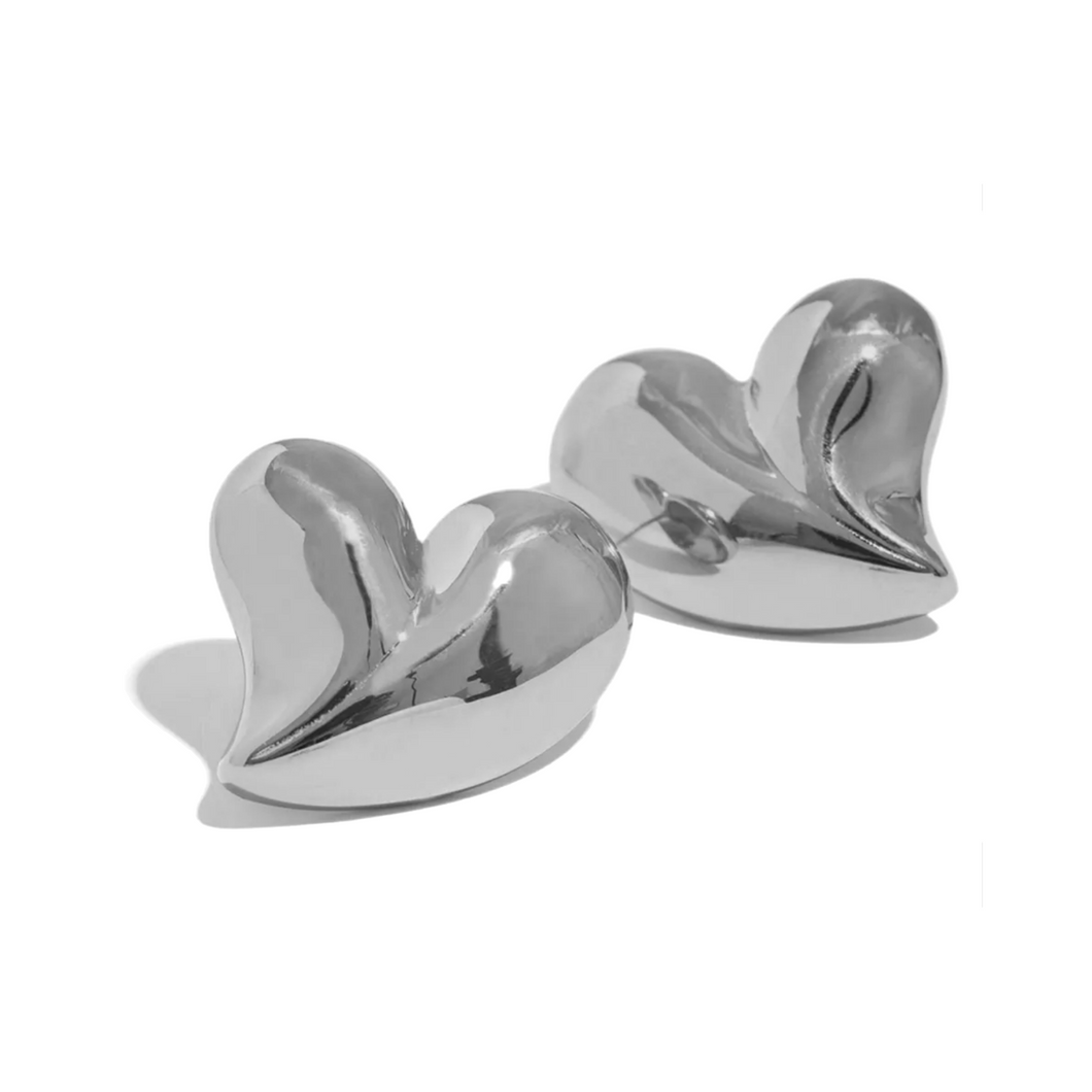 Lover Heart Stud Earrings