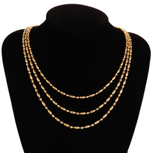 Load image into Gallery viewer, Rue Oval Bead Chain Necklace