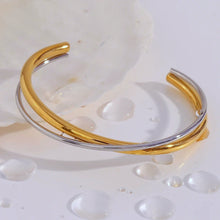 Load image into Gallery viewer, Mason Two Tone Bangle