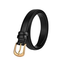 Load image into Gallery viewer, Basic Leather Belt in Black