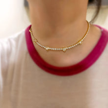 Load image into Gallery viewer, Amor Tennis Diamond Necklace