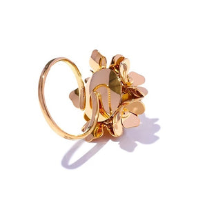 Bouquet Gold Adjustable Ring