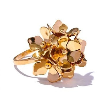 Bouquet Gold Adjustable Ring