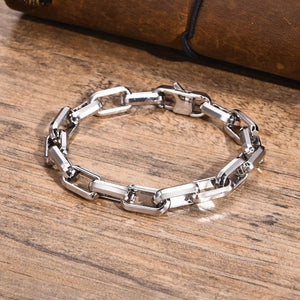 Ash Chunky Cable Bracelet