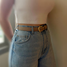 Load image into Gallery viewer, Basic Leather Belt in Khaki