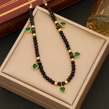 Load image into Gallery viewer, Capri Beaded Chain Necklace